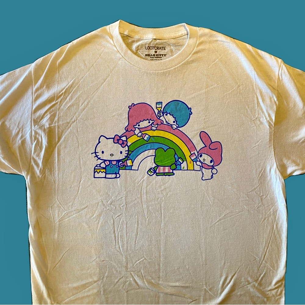 Sanrio x Loot Crate XL T-Shirt - Glitter Keroppi